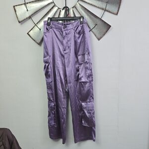 Purple Cargo Pants